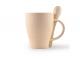 Wheat Fibre Coffee Cups With Spoon (330ml)