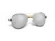 Bamboo Aviator Mirror Lens Sunglasses