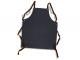 Cotton Bib Aprons With Leather Look PU Straps (280gsm)