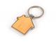 House Shaped Bamboo Keyrings