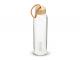 Glass Drink Bottles With Bamboo Lids (1L)