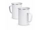 Large Enamel Stainless Steel Mugs (600ml)