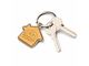 Wooden House Shaped Keyrings