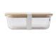 Bamboo Lid Glass Lunch Boxes
