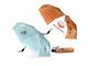 Full Colour Compact Umbrellas with Pouch