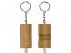 Integrated Bamboo Phone Stand & Charging Cable Keyrings