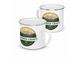 Stainless Steel Enamel Mugs (500ml)
