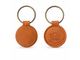 Recycled Leather Keyrings (Round)