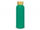 Recycled Aluminium Drink Bottles (600ml, Bamboo Lid, Satin Finish)