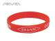 色のシリコーンリストバンドエンボス