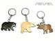 Schl&uuml;sselanh&auml;nger aus Holz geschnitzten Tiere